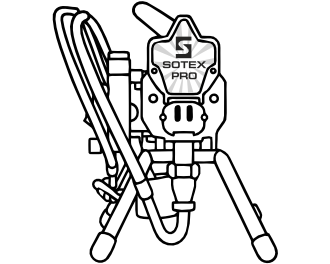 Профессиональные окрасочные аппараты и промышленные системы подачи и дозирования материалов SOTEX ®