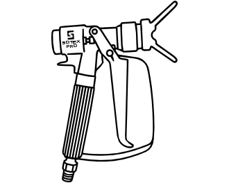 Безвоздушные окрасочные пистолеты и краскопульты для аппаратов высокого давления SOTEХ