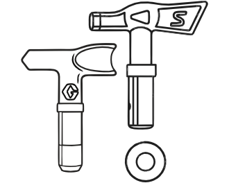Окрасочные сопла для безвоздушного распыления